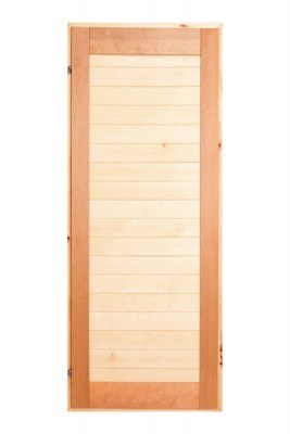 Дверь для бани/сауны Радуга Ольха глухая 1900х700 мм