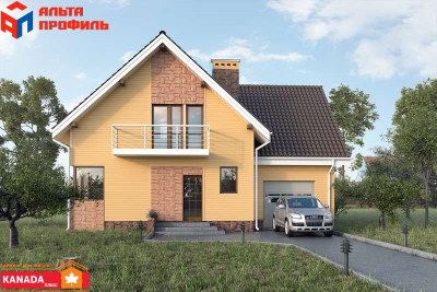 Сайдинг крашеный Альта-Профиль «Kanada Плюс» Люкс