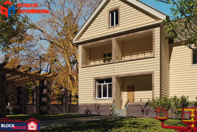 Сайдинг виниловый Альта-Профиль «Blockhouse» Престиж ВН-01