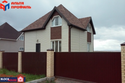 Сайдинг виниловый Альта-Профиль «Blockhouse» Престиж ВН-02