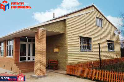 Сайдинг виниловый Альта-Профиль «Blockhouse» Престиж ВН-03