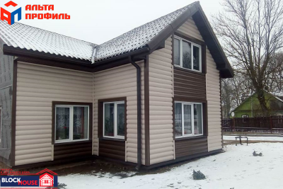 Сайдинг акриловый Альта-Профиль «Blockhouse» Премиум ВН-03