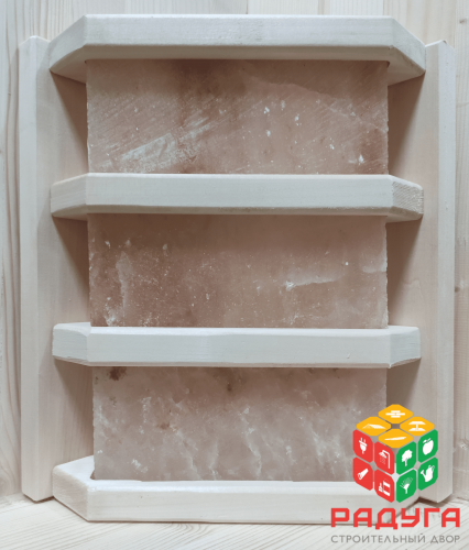 Абажур угловой липа с гималайской солью Радуга ETW3AL