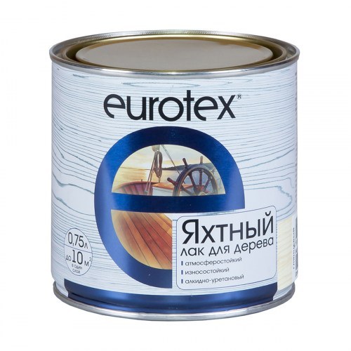Лак яхтный Eurotex Premium глянцевый 0,75 л