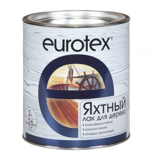 Лак яхтный Eurotex Premium глянцевый 2 л