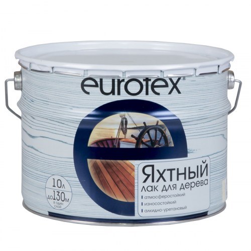 Лак яхтный Eurotex Premium глянцевый 10 л