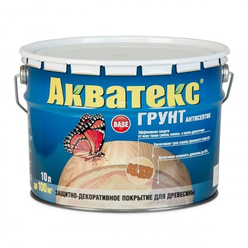 Грунт-антисептик Акватекс 10 л