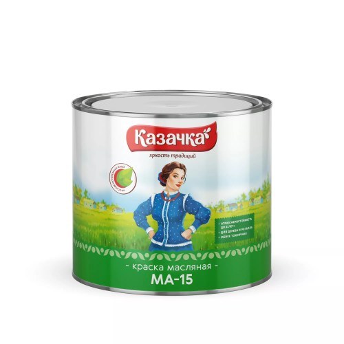 Краска масляная МА-15 Казачка синяя 1,9 кг