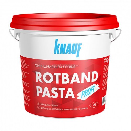 Шпаклевка финишная виниловая Knauf Ротбанд паста Профи 5 кг