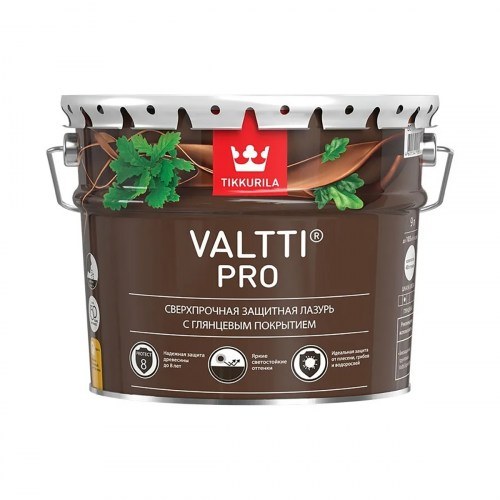 Антисептик Tikkurila Valtti Pro красное дерево 9 л