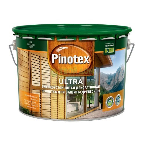 Антисептик Pinotex Ultra Белый 9 л