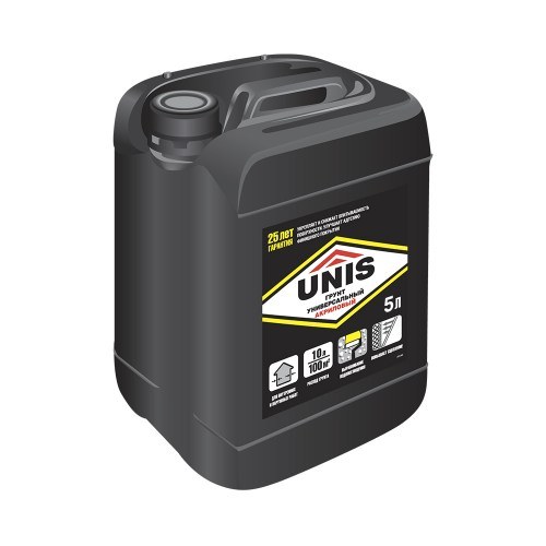 Грунтовка универсальная Unis акриловая 5 литров