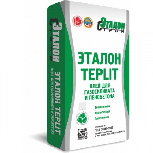 Клей для газосиликата Эталон Teplit 25 кг