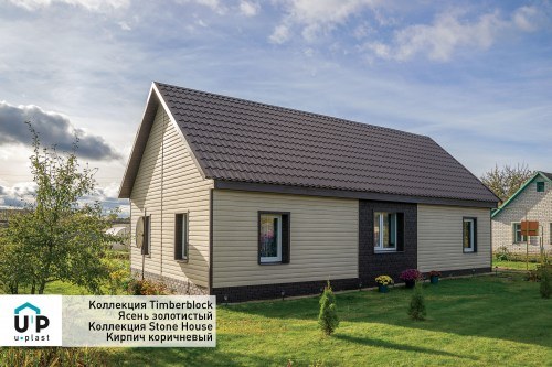 Сайдинг виниловый Ю-Пласт Timberblock Ясень