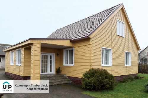 Сайдинг виниловый Ю-Пласт Timberblock Кедр