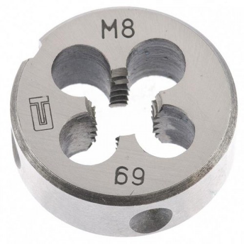 Плашка Сибртех М8х1,25 мм