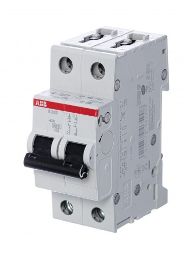 Автоматический выключатель ABB S202 2P 63А 6кА