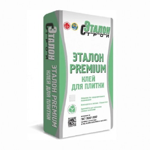 Клей плиточный Эталон Premium 25 кг