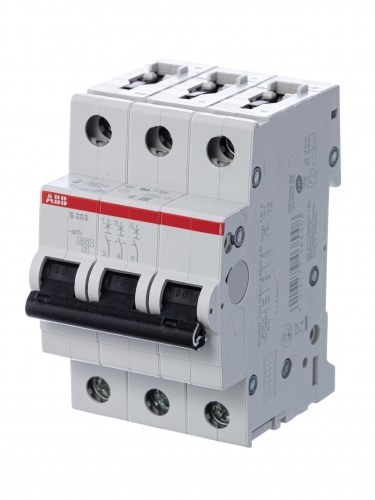 Автоматический выключатель ABB S203 3P 63А 6кА