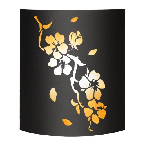 Абажур Везувий BLACK (AISI 430) тип 6 "Сакура"