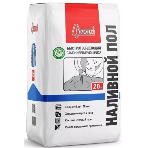Наливной пол Старатели Быстротвердеющий 20 кг