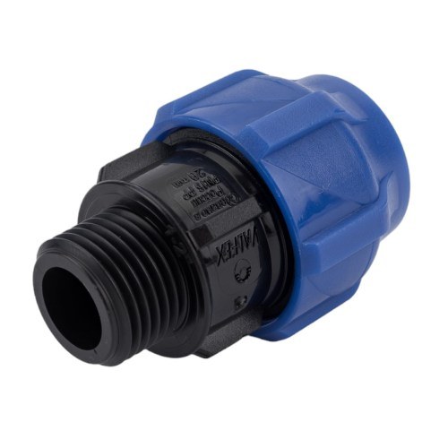 Муфта компрессионная с наружной резьбой Радуга 20 мм х 3/4"