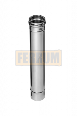 Труба для дымохода Ferrum Ø 110 мм 0,5мм 1,0 м