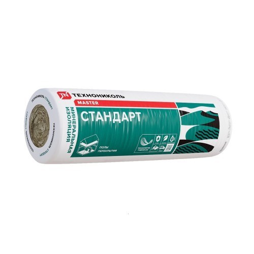 Минеральная вата Технониколь 40 RN Стандарт 6150х1220х100 мм (1мат)