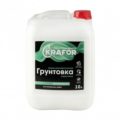 Грунтовка глубокого проникновения Krafor Krafor 10 литров