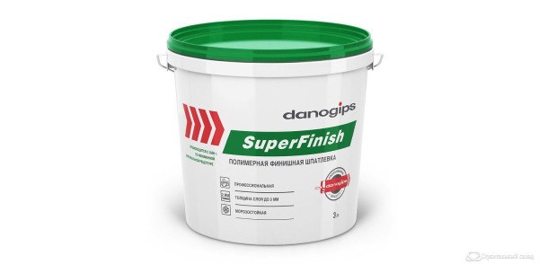 Шпатлевка полимерная финишная Superfinish Danogips 3л/5кг