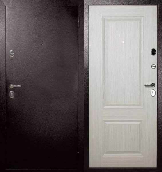 Входная дверь 7-2, Беленый дуб