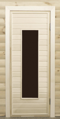 Дверь Радуга Осина со стеклом 1800х700 мм