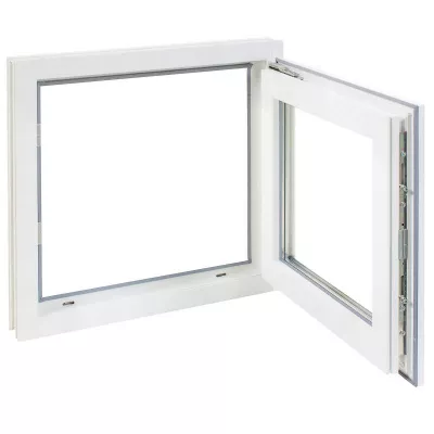 Окно ПВХ однокамерное 600х600 мм правое створка поворотная