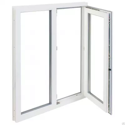 Окно ПВХ однокамерное Радуга 1000х1200 мм правое створка поворотно-откидная