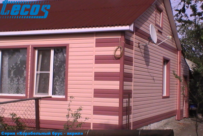 Сайдинг акриловый Tecos «Ardennes» Корабельный Брус