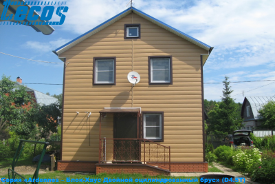 Сайдинг виниловый Tecos «Ardennes» Двойной оцилиндрованный брус