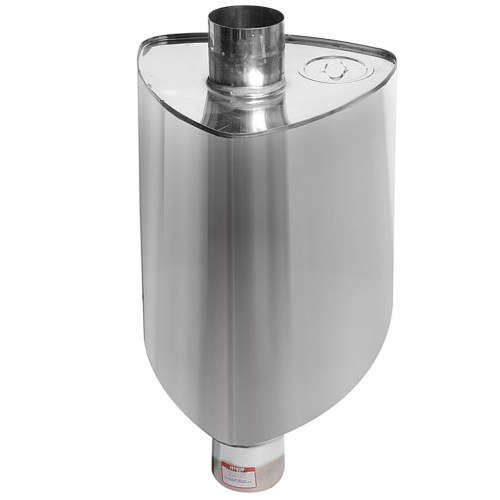 Бак треугольный на трубе Радуга d115 55 л