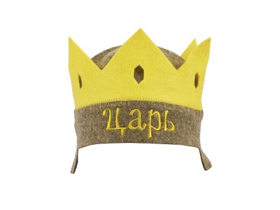 Шапка банная Радуга "Корона царя"