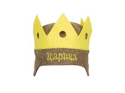 Шапка банная Радуга "Корона царицы"