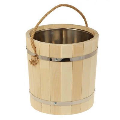 Ведро для бани Радуга 12 л. с нерж. вставкой (ВН-12)