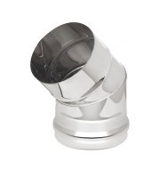 Колено для дымохода Везувий Ø 110 мм 0,5 мм 135°