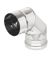 Колено для дымохода Везувий Ø 200 мм 0,5 мм 90°