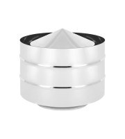 Оголовок Везувий Ø 180/250 мм нерж./нерж. с ветрозащитой