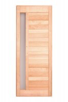 Дверь для бани/сауны Ольха со стеклом 1900х700 мм