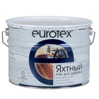 Лак яхтный Eurotex Premium полуматовый 10 л
