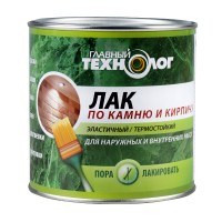 Лак по камню и кирпичу Главный Технолог 3 л