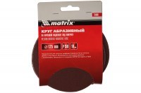 Круг абразивный под липучку Ø 125 мм Р150 (10 шт) Matrix