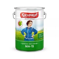 Краска масляная МА-15 Казачка жёлтая 6 кг