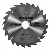 Диск пильный по дереву SEB 160х20 мм 24 зуба