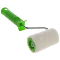 Валик Сибртех Велюр 75 мм D 36 мм с ручкой